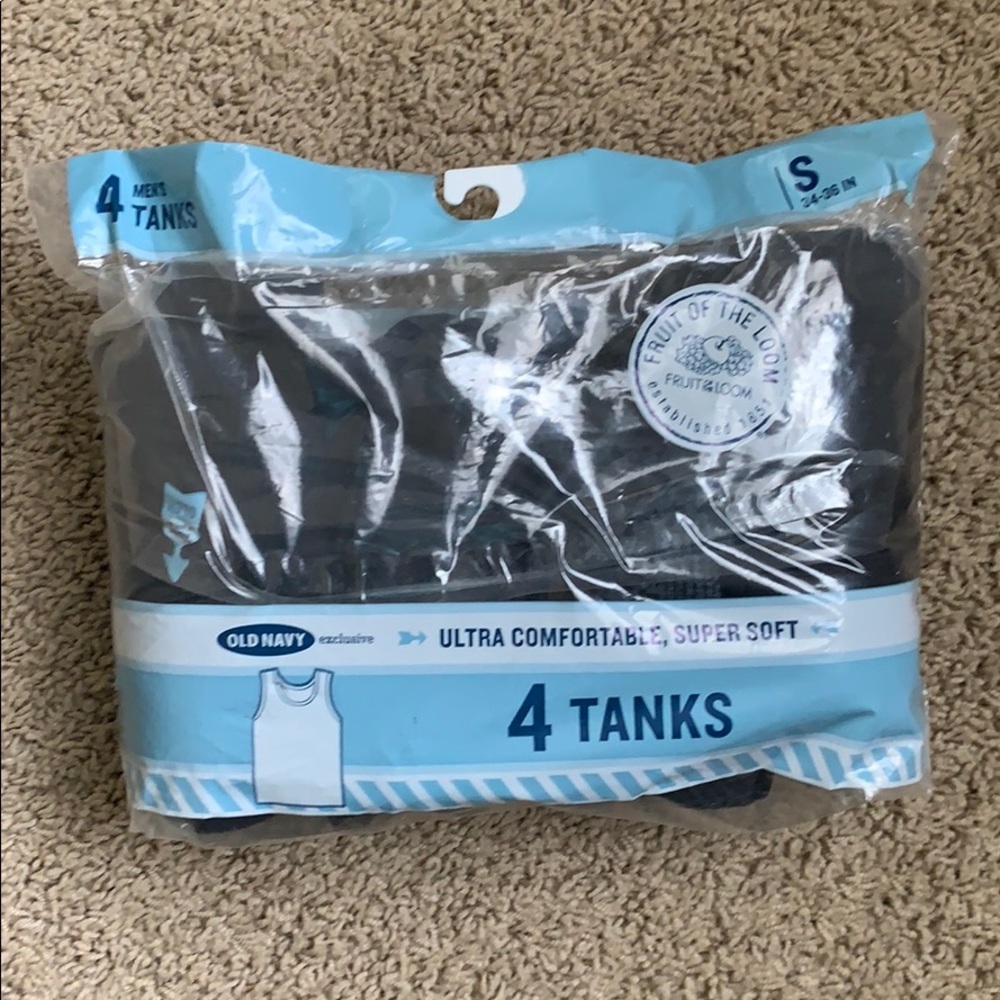 Black Undershirts from Old Navy/Fruit of the Loom